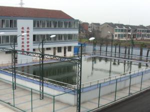 2008年7月江陰市南閘中學，游泳池，遮陽蓬